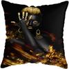 Pillowcase Bedroom Black and Gold African Woman  Living Room Pillow Decoration Cushion