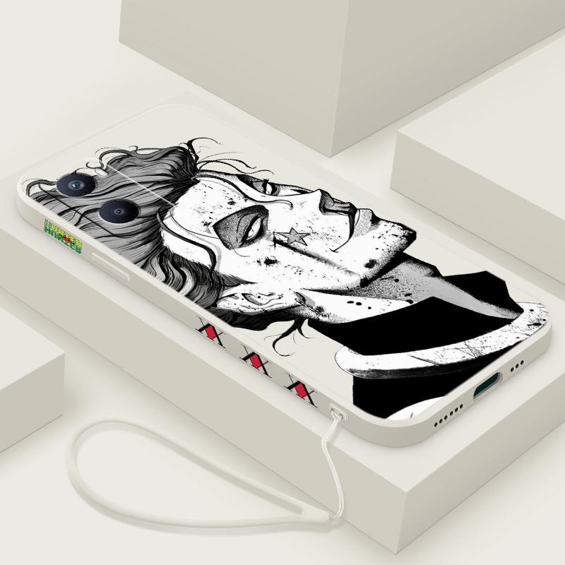

Hunter × Hunter Hisoka для OPPO F21 A54S A53S A52 A33 A31 A16S A11S A9 A5 A1K A12 AX7 A5 чехол для телефона с жидкой левой веревкой OPPO A11S 4G