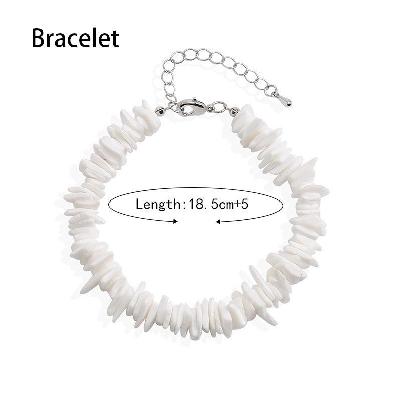 Irregular Broken Shell Handmade Short Necklace For Women