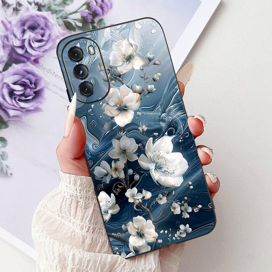 For Motorola Moto G 2022 Case Cover Fashion Butterfly Flower Soft Silicone Phone Cases For Moto G 5G Plus 2020 XT2075 Back Cover