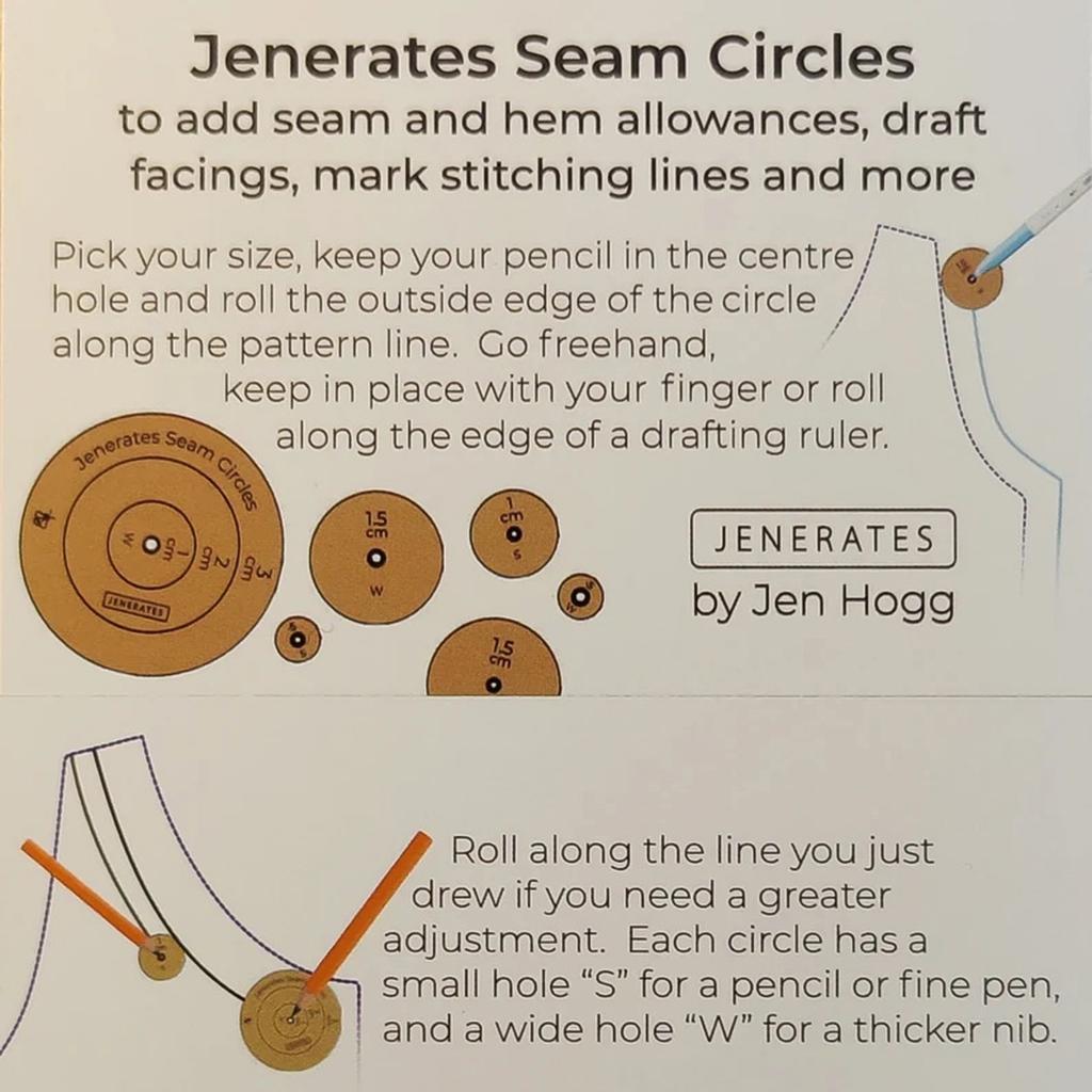 Wooden Circle Quilting Templates Space Tracing DIY Sewing Craft Tools Quilting Stencils for a Variety of Sewing Projects