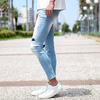 SILVER BULLET CavariA Męskie Unisex Spodnie Jeansowe Skinny Slim ze Streczem i Naprawami, CANG24-51 (Rozmiar 48 (XL), niebieski)