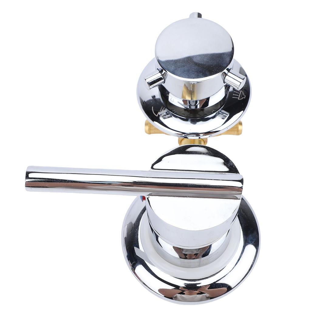 Brass Mixing Diverter Valve G1Celsius2 Male Screw Cold Hot Shower Faucets Tap Temperature Mixer for Bathroom