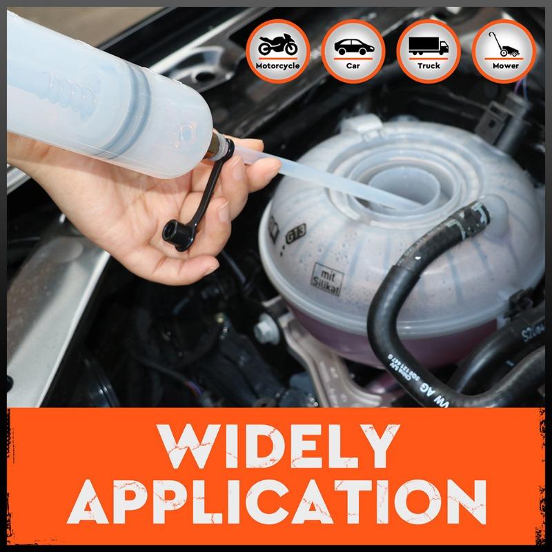 200CC Car Oil Fluid Extractor Portable Needle Tube Automotive Fuel Brake Liquid Extraction Transfer Filling Syringe Car Oil Pump