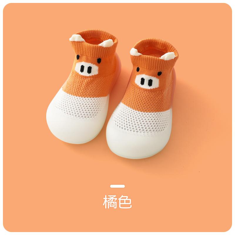 Girls And Boys Breathable Toddler Shoes For Spring And Summer, Children's Soft-bottom Anti-slip Floor Socks And Shoes