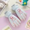 Plush Cycling Mittens Cute Bear Winter Gloves New Ski Gloves  for Outdoor Cycling Skiing