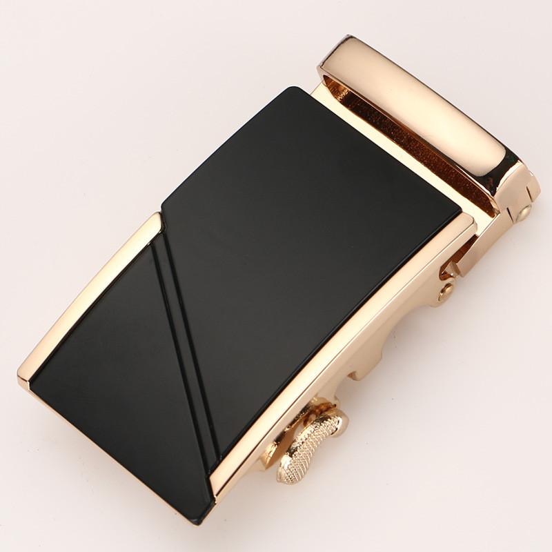 Mens Fashionable 35cm Automatic Buckle Waist Belt Durable Metal Design For Business Casual Or