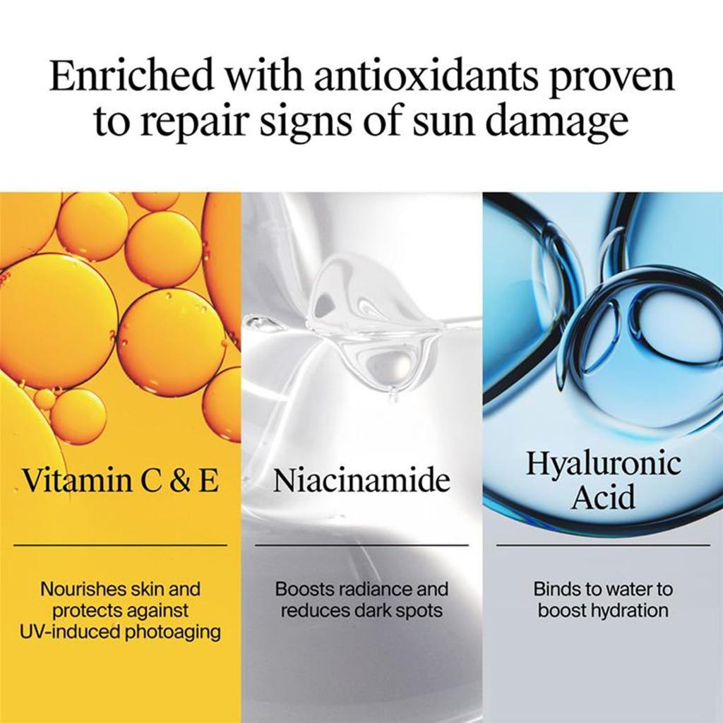 Neutrogena Ultrasheer Age Shield Fluid Sunscreen SPF 50+ PA++++ | Reduces dark spots & Skin tone | UVA, UVB, Visible Light & Blue Light | 40gm