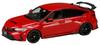 HobbyJAPAN HJD43 Scale Honda Civic TYPE R RACING BLACK Package with OEM Flame Finished Model 1/43 (FL5) Options, Red, (HJD431004R)