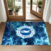 Brighton & Hove Albion Football Design Crystal Velvet Rug Soft Decorative Mat for Bedroom Entrance