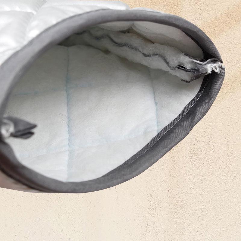 Heat-Resistant Silver-Plated Gloves for Microwave Ovens - Anti-Scald, High-Temperature Insulated.