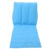 Inflatable Beach Chair Flocked Surface PVC Base Portable Reclining Beach Mat Lounger for Outdoor