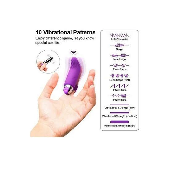 Silicone Charging Bullet Finger Vibrator Vibrating Spear Female Appliance Masturbation Device Sex Toy Supplies