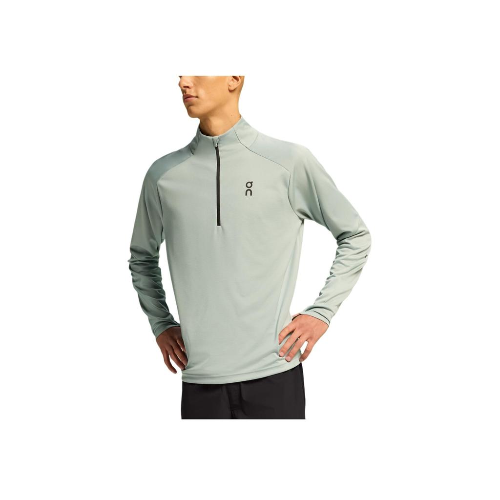 On Climate Comfortable Moisture-Wicking Warm Lg Sleeve T-Shirt Men Tops Pebble-Blue 1ME10601922