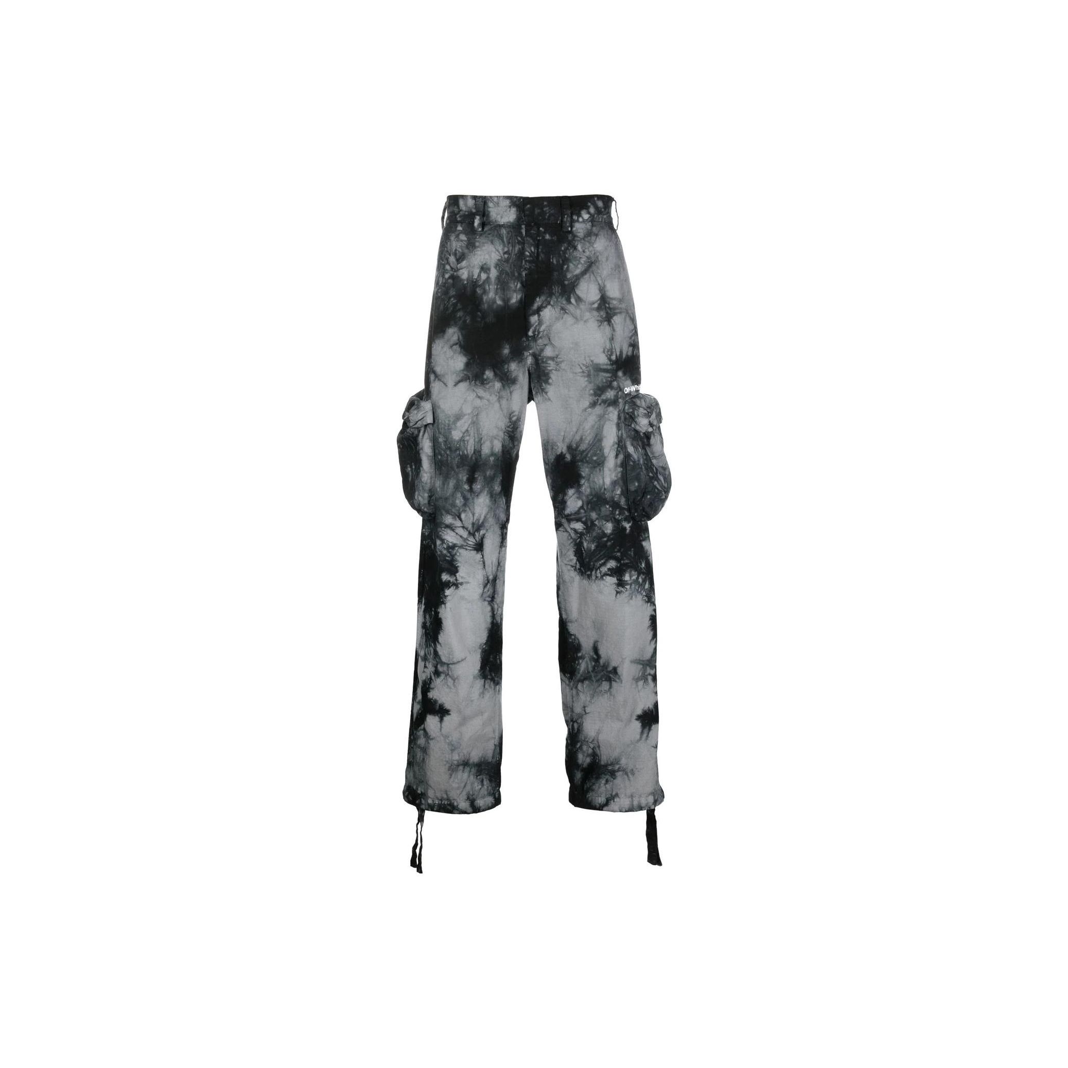

Off-White Брюки-карго Bounce Tie Dye Ripstop теплые серые мужские OMCF032F22FAB0010701 S