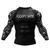 Digital Print Quick-Dry Long Sleeve Training Top - Autumn/Winter Running Tee