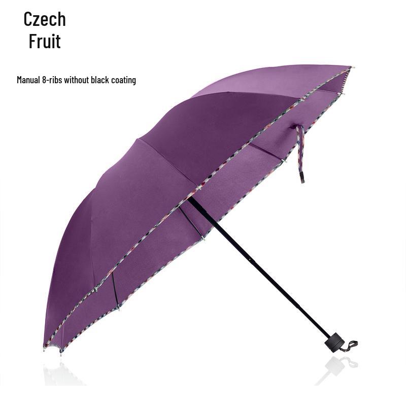 Automatic Three-Fold Sunshade Umbrella: UV-Protection & Rainproof for Men and Women