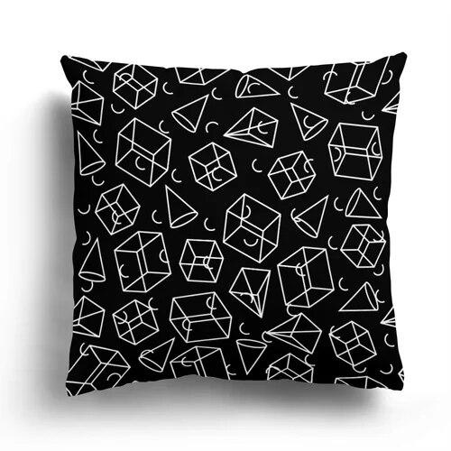 Nordic Autumn Black and White Simple Printed Sofa Cushion Cover Pillowcase Home Party Car Bedding