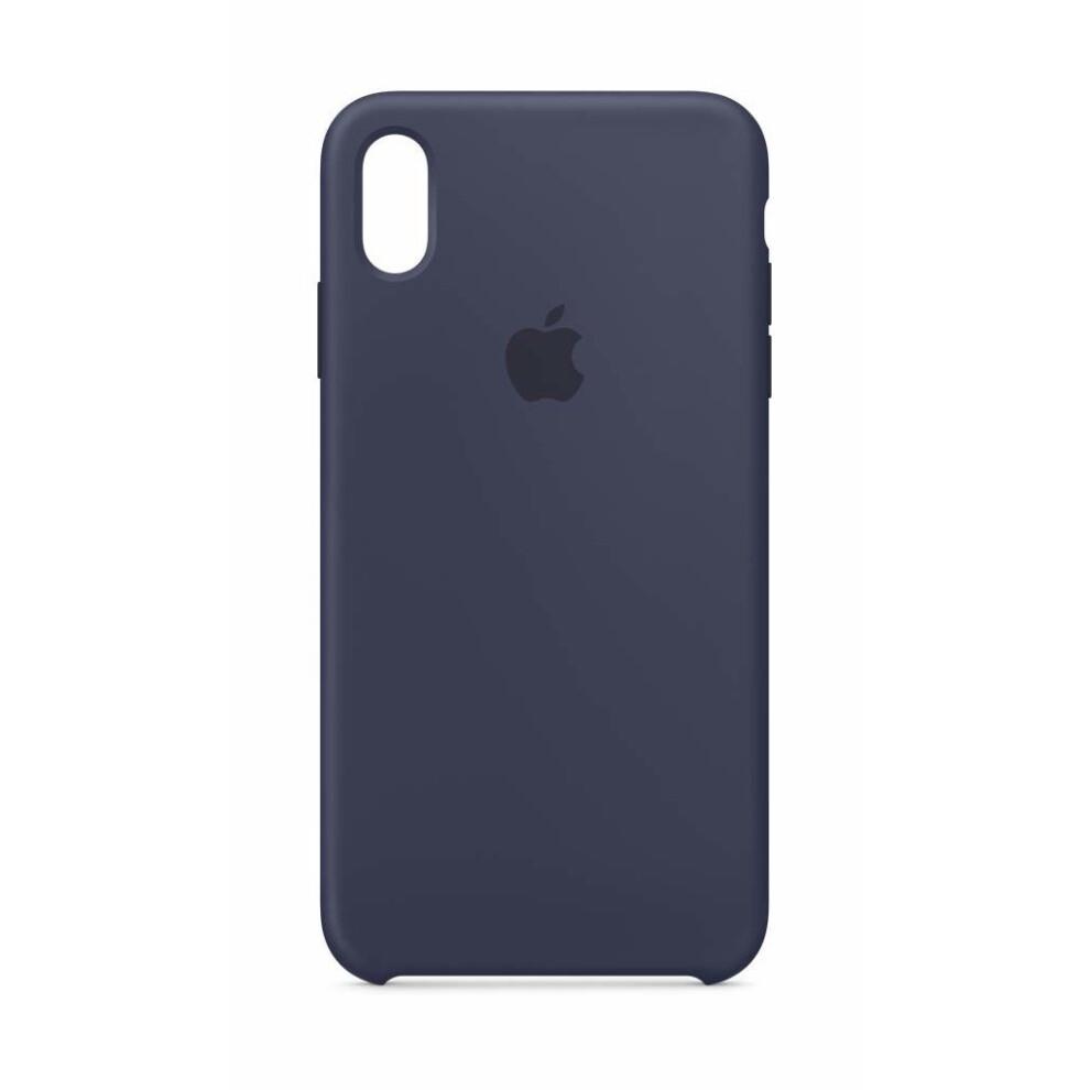 Genuine Silicone Case Back Cover for iPhone XS Max - Midnight Blue