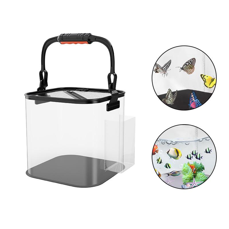 

Пластиковый пляжный аквариум Catch And Release с боковыми карманами, Модернизированный дизайн боковых карманов чёрный