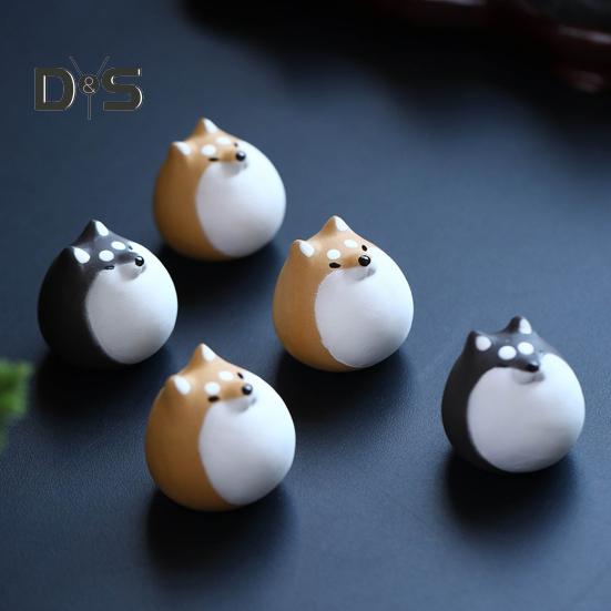 Hunde-Tee-Haustier-Kunsthandwerk, Kungfu-Skulptur für Teeliebhaber, farbwechselndes Teetablett-Dekor, Wasserspender, Heißwasser, dekoratives Ornament