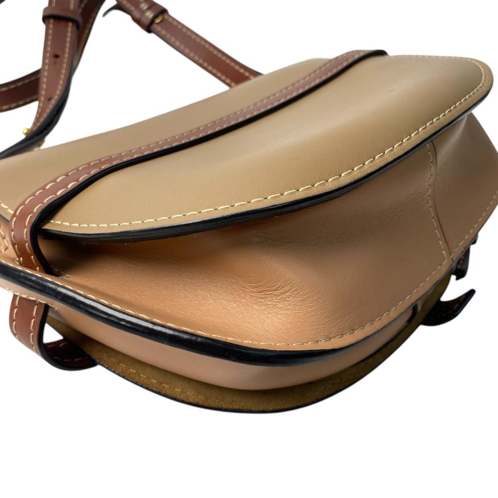 Used LOEWEShoulder Bag Brown Leather Women