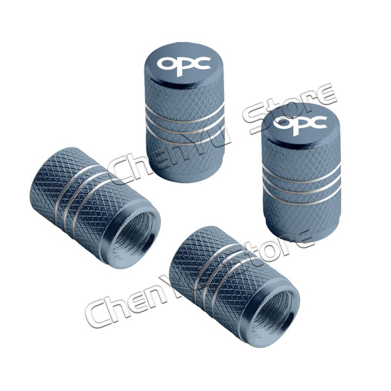 4Pcs OPC Logo Car Metal Wheel Tire Valve Caps Stem Case Dust Cap For Opel Astra Insignia Corsa Rocks Junior Accessories Styling