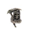 Grim Reaper Skull Brass Knife Beads EDC DIY Paracord Woven Bracelets Lanyard Pendants Accessories Outdoor Tool Hangings Charms