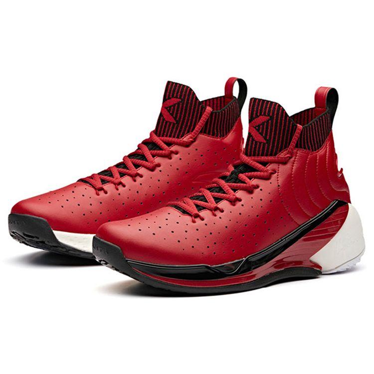 Anta KT4 Klay Thompson Comfortable Mid-Top Basketball Shoes Men Sneakers Sport-Red 11841101-3