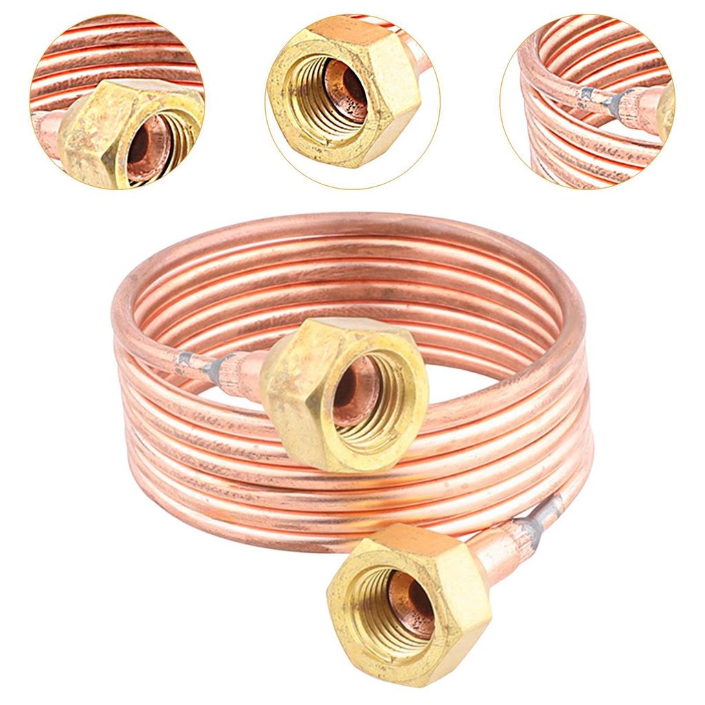 Koelkastbuis DIY Capillaire Buis 3 mm Flexibele Spiraal Koperen Buizen voor Koelkast Koelkast Hardware Gereedschap