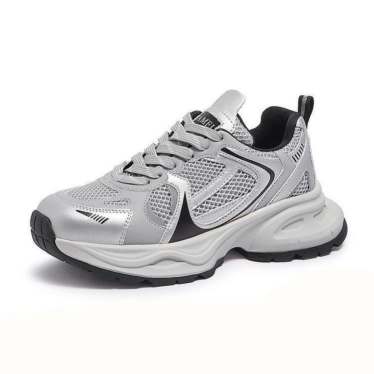 [White Deer Same Style] Qi Yan Dad Shoes Women's 2025 Spring and Summer New Platform Casual Running Sneakers Hiking Shoes