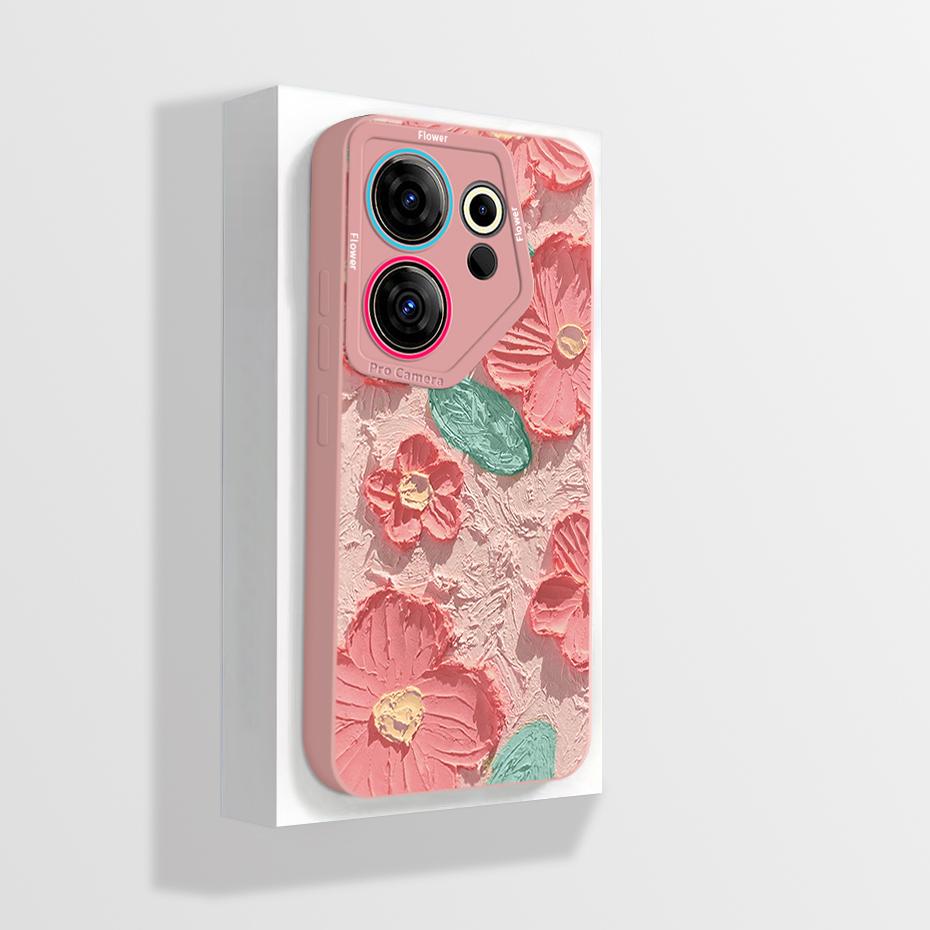 For Tecno Camon 20 Premier 5G Phone Case Fancy Camera Lens Protector Soft Liquid Silicone Funda For Camon20 Premier CK9n Coque