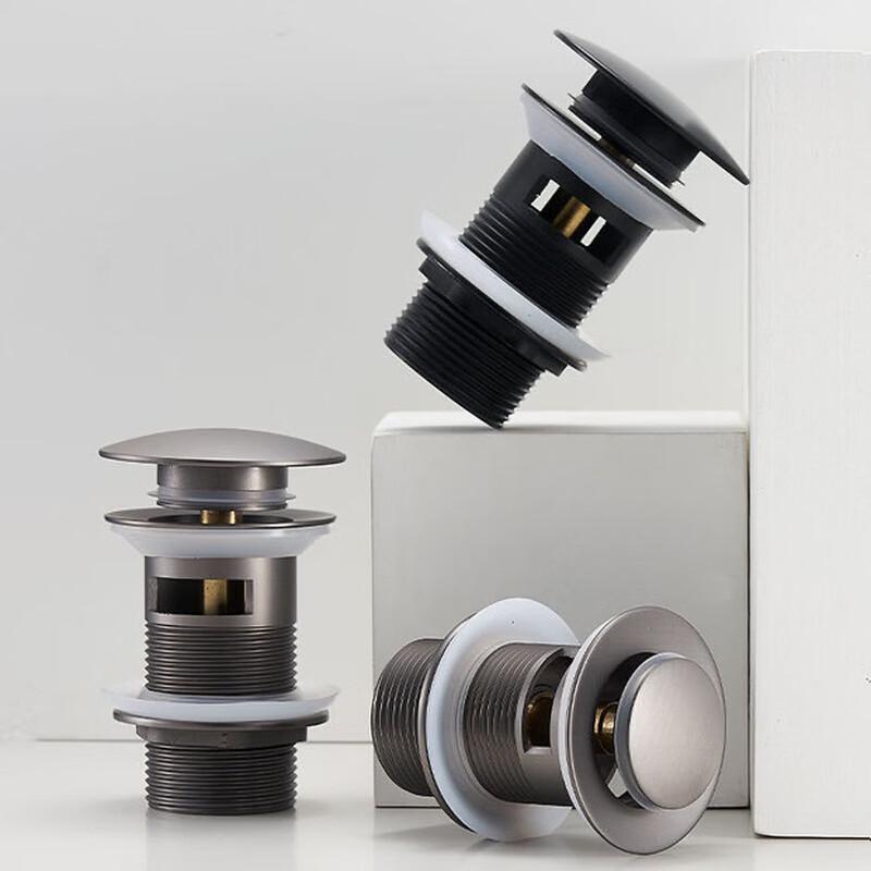 Electroplated Copper Pop-Up Sink Drain