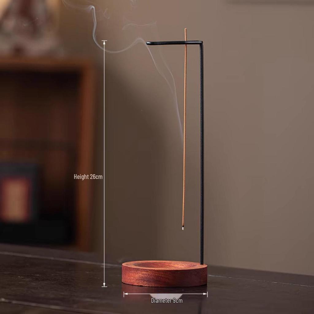 Elegant Chinese Style Incense Holder for Hanging Sticks - Creative Indoor Sandalwood Burner Ornament