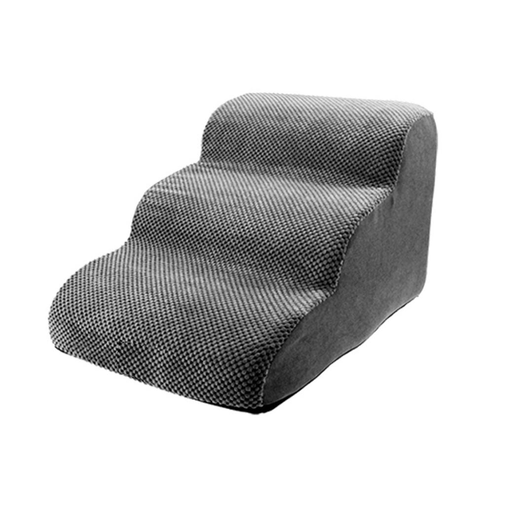 Corduroy Dog Stair Ramp Non Slip Pet Ramp Stairs Stable Support Pet Stair Low Angle Ramp Step Wear Resistant Pet Supplies