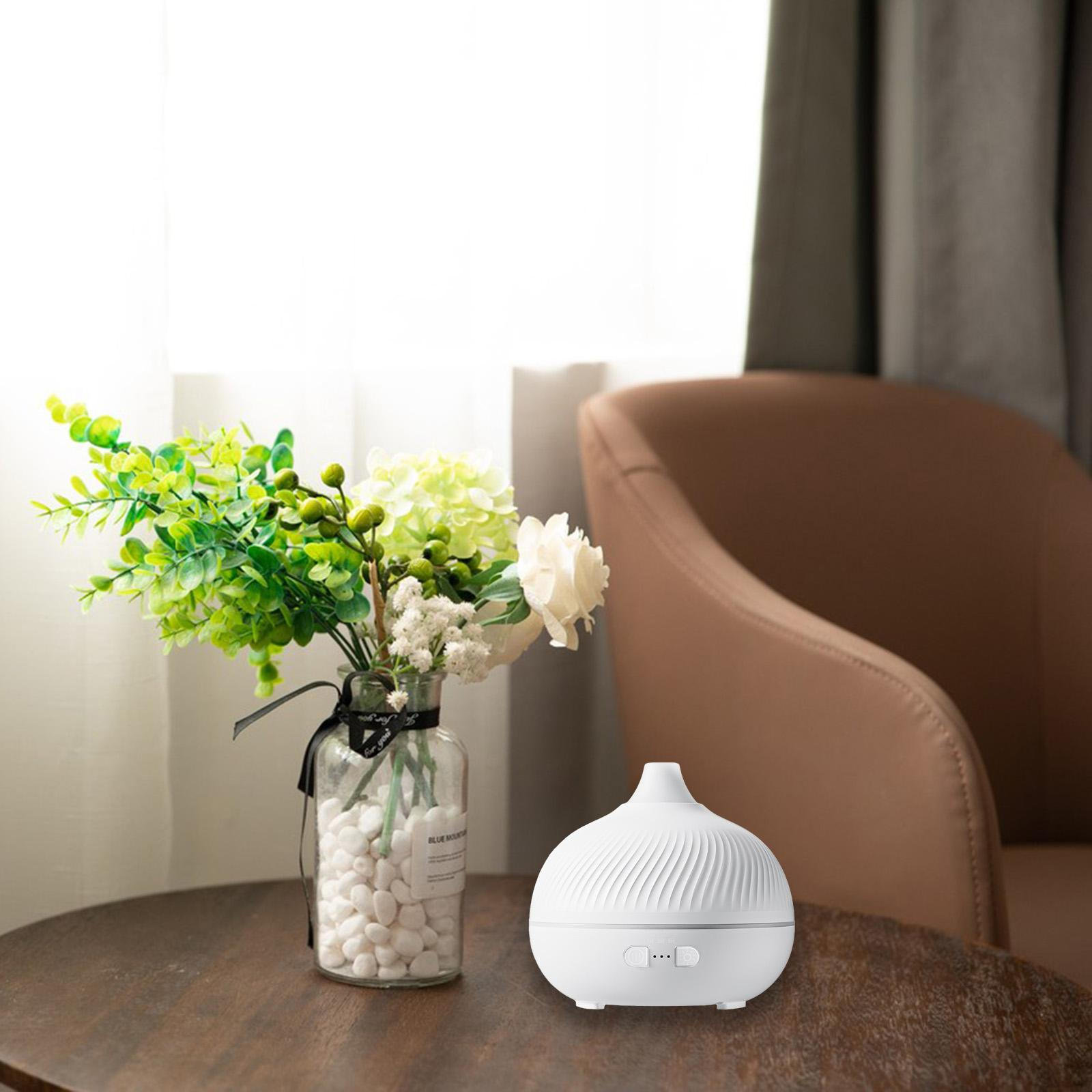 

Essential Oil Aroma Diffuser Humidifying Tabletop Air Humidifier Mist for Dorm White