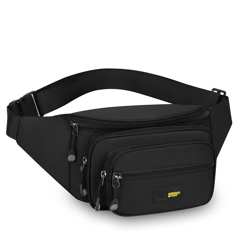 Unisex Oxford Chest Waist Pack Convertible Crossbody Bag with Phone Pocket for Travel Casual Wear чёрный 940₽
