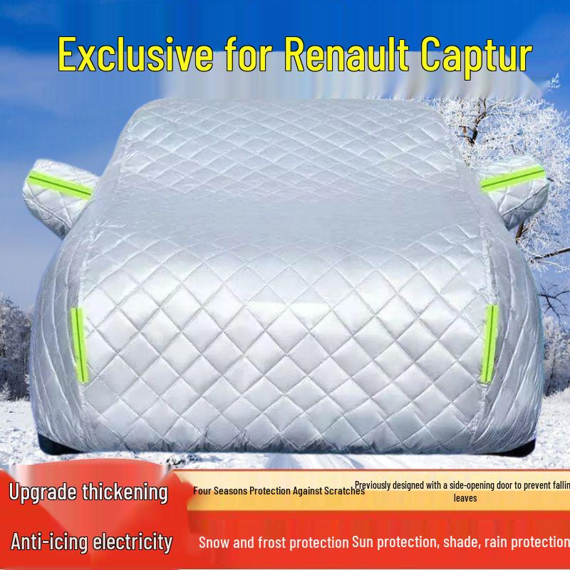 

Renault Captur SUV Cover: Sun, Rain, Snow, Heat, and Hail Protection Thickened Hail Protection, All-Season