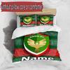 3pcs Duvet Cover Set (1*Duvet Cover + 2*Pillowcase, Without Core), Custom Name Amed SK Pattern Bedding Set, Home Bedroom Decor Gift
