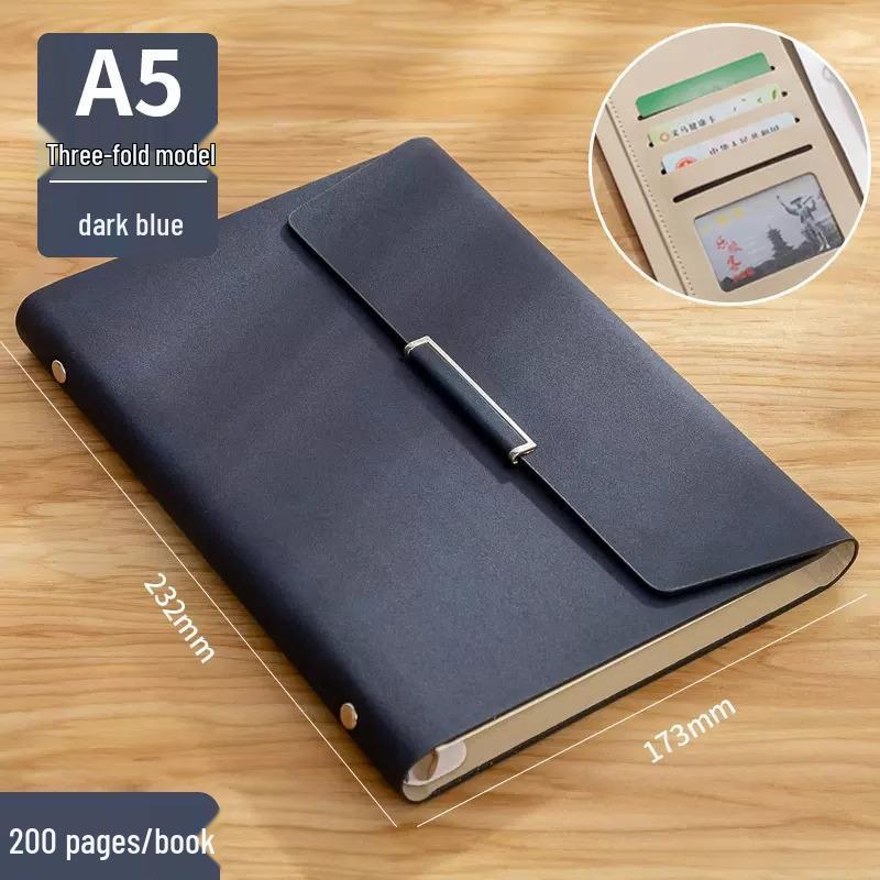 İş ve Öğrenciler İçin Çıkarılabilir Sert Kapaklı Gevşek Yapraklı Defter