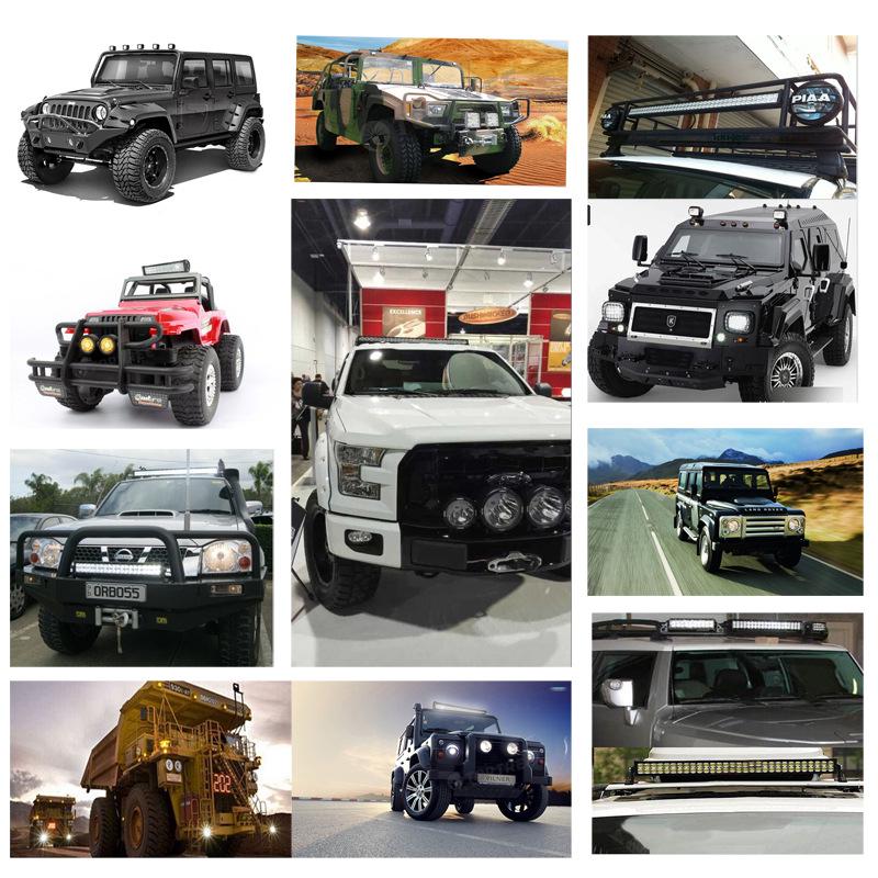 12V/24V Excavator LED Headlight for Strong Light Spotlight - Reversing and Modified Truck Light