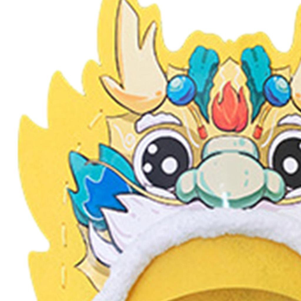 Chinese New Year Dragon Hat Dimensional New Year Party Animal Hat Year of Dragon Cute Year of The Dragon DIY Hat Dragon Head Hat