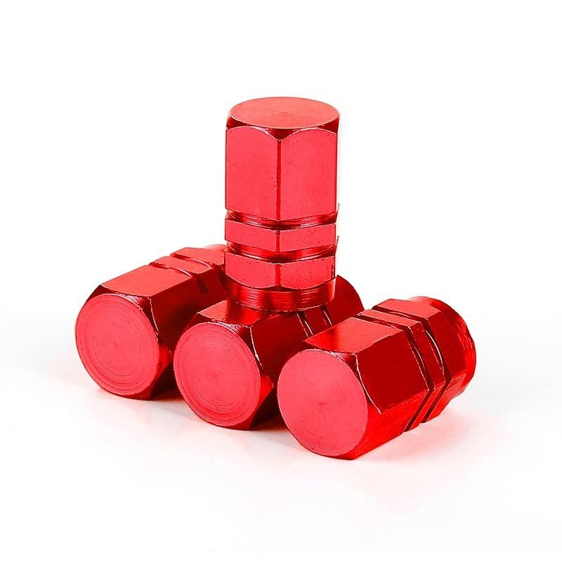 8Pcs/Set Aluminum Alloy Car Wheel Tire Valve Caps Tyre Rim Stem Covers Airdust Waterproof for Automobiles Motorcycles Trucks Bikes
