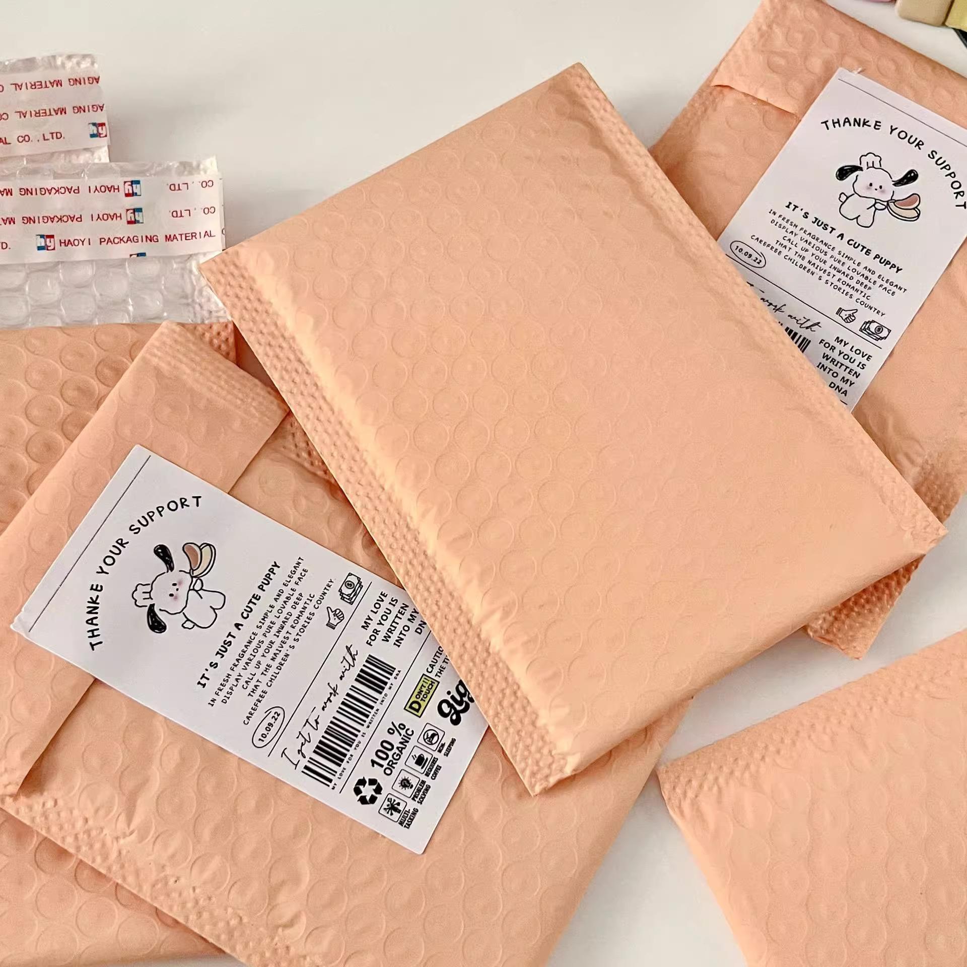 

Уплотнённый розовый пузырчатый конверт, ударопрочный и водонепроницаемый пенопласт для маленькой карточки, чехла для телефона