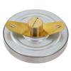 63mm Bimetall Pipe Thermometer Temperature Range Of 0-120°C With Fixing Spring Industrial Pipe Thermometer, Pointer Thermometer