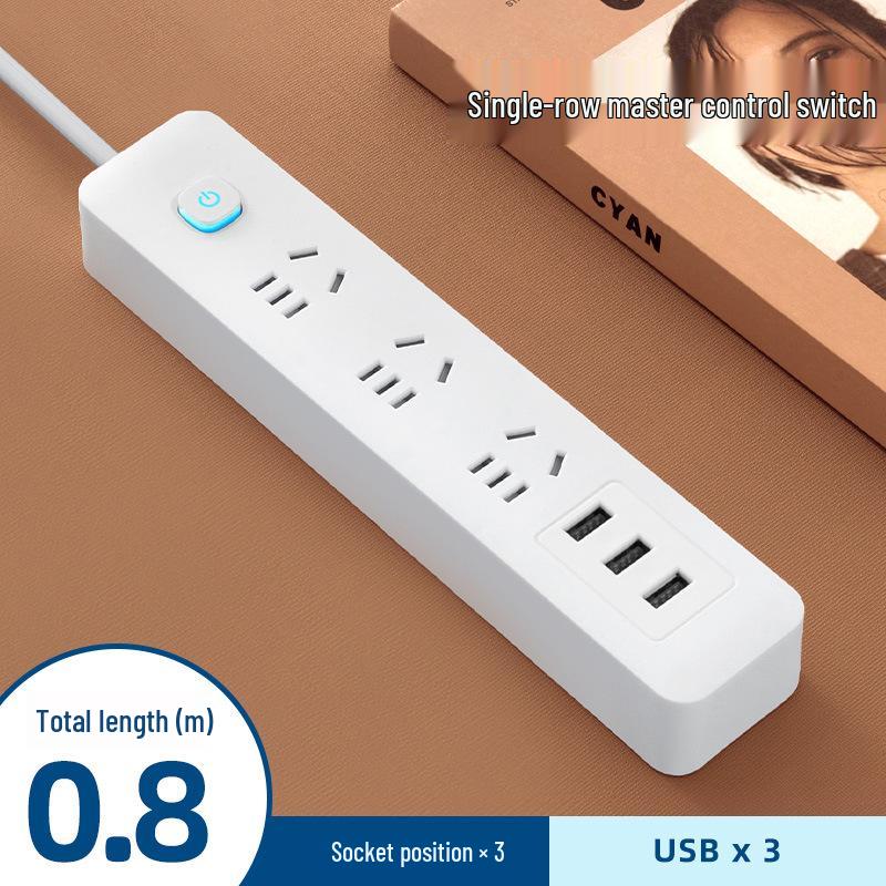 Prelungitor multifuncțional Xiaomi Home cu porturi USB și cablu de extensie