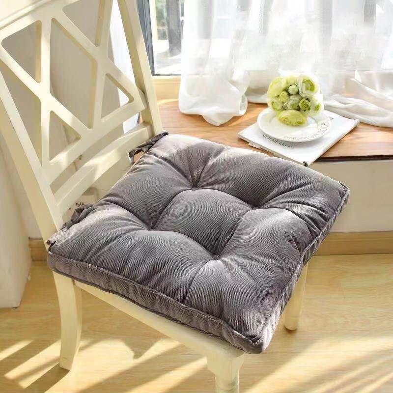 

Квадратные Толстые Подушки Подушка для Сиденья Стула Спальня Сад Удобная Кухня серый