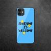 Smiley ansiktsmønster herdet glass telefondeksel for iPhone Samsung Galaxy OnePlus Oppo Xiaomi Redmi Note SA 7 8 9 10 11 12 13 14 20 21 22 53 Pro Ultra
