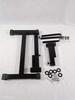 Home Barbell and Dumbbell Plate Storage Rack with Large and Small Hole Compatibility for Fitness Rooms