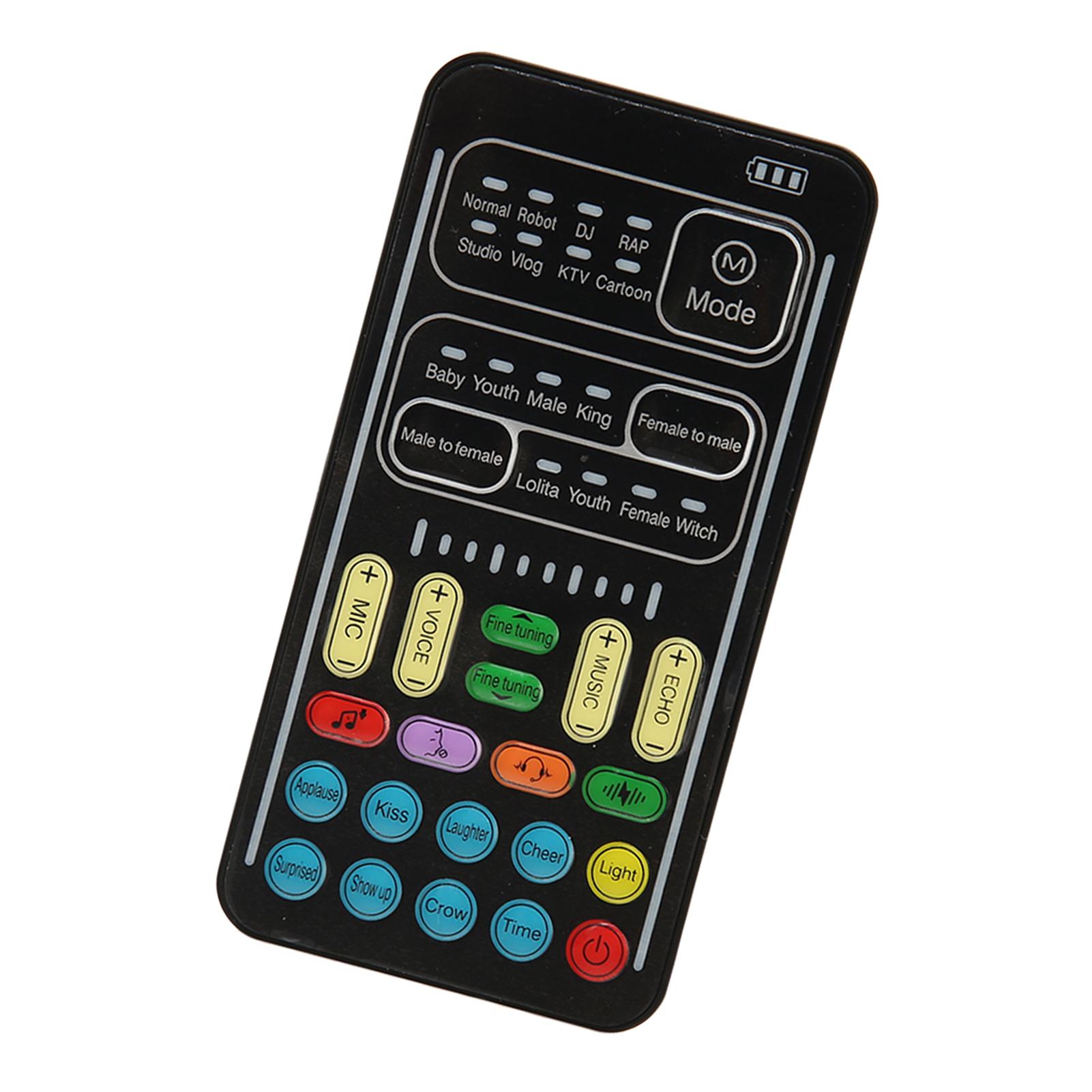 

Voice Changer Многофункциональный 8 звуковых эффектов Портативный карманный мини звуковая карта Voice Changer для